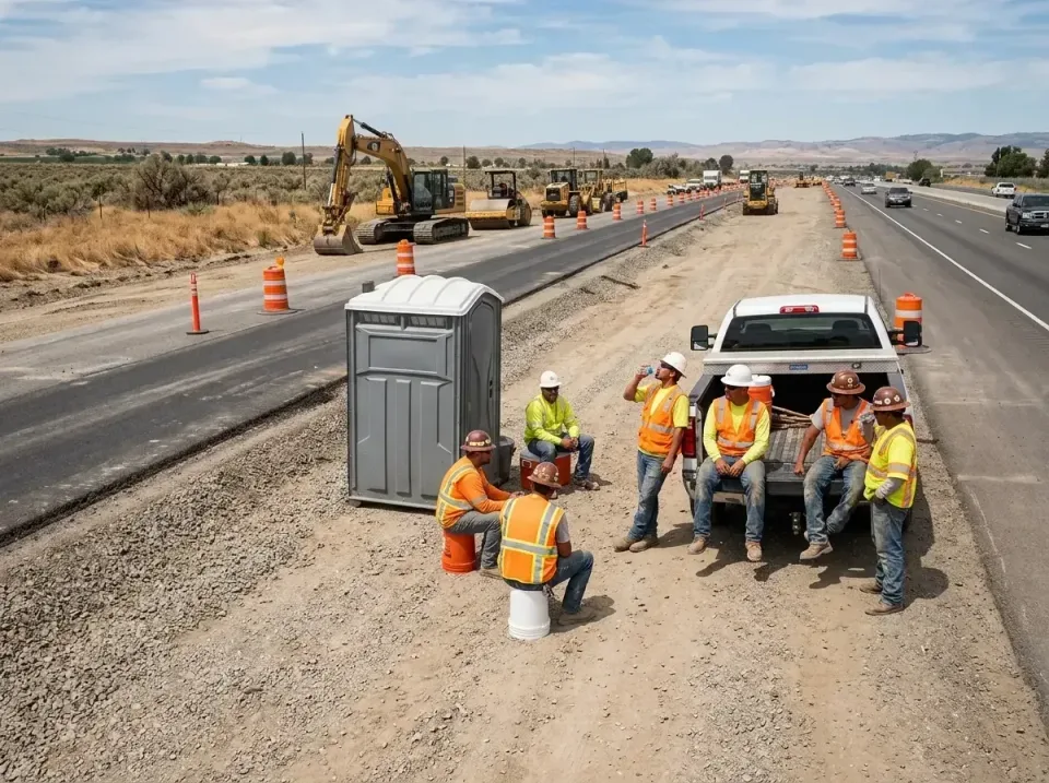 highway-road-construction-crew-007 — frequently asked questions, Porta Potty and Restroom Rentals in New Castle, CO